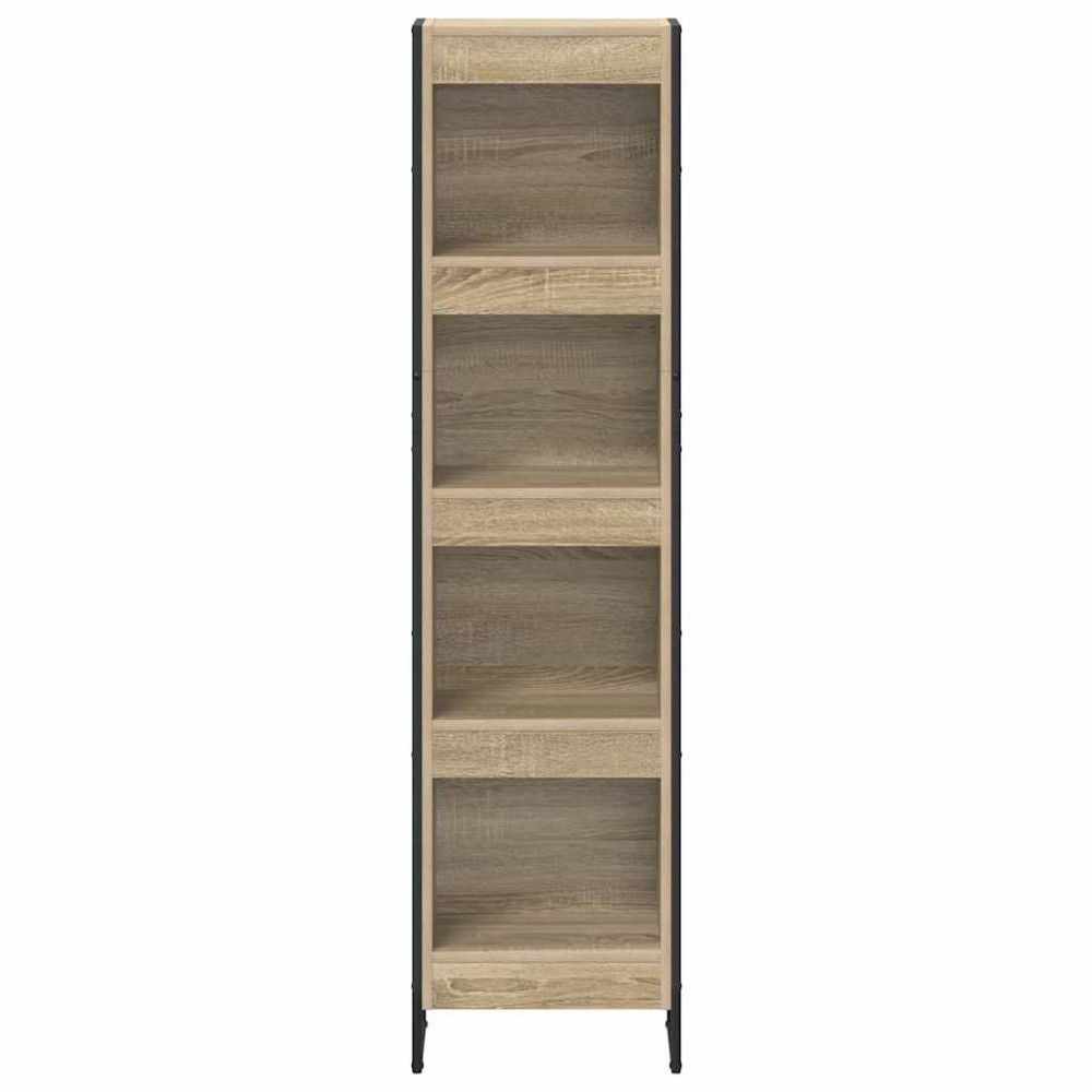 Produktbild för Bokskåp Sonoma 40 x 30 x 155 cm Konstruerat trä