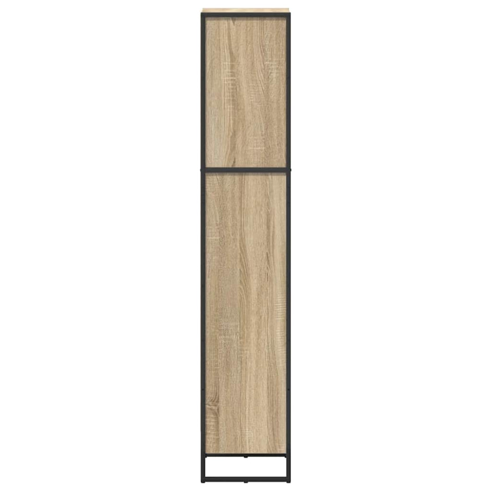 Produktbild för Bokskåp Sonoma 40 x 30 x 155 cm Konstruerat trä