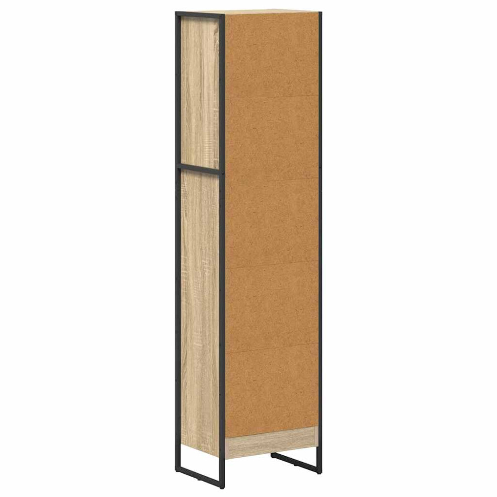 Produktbild för Bokskåp Sonoma 40 x 30 x 155 cm Konstruerat trä