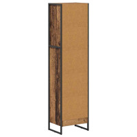 Produktbild för Bokskåp Gammalt trä 40 x 30 x 155 cm Konstruerat trä
