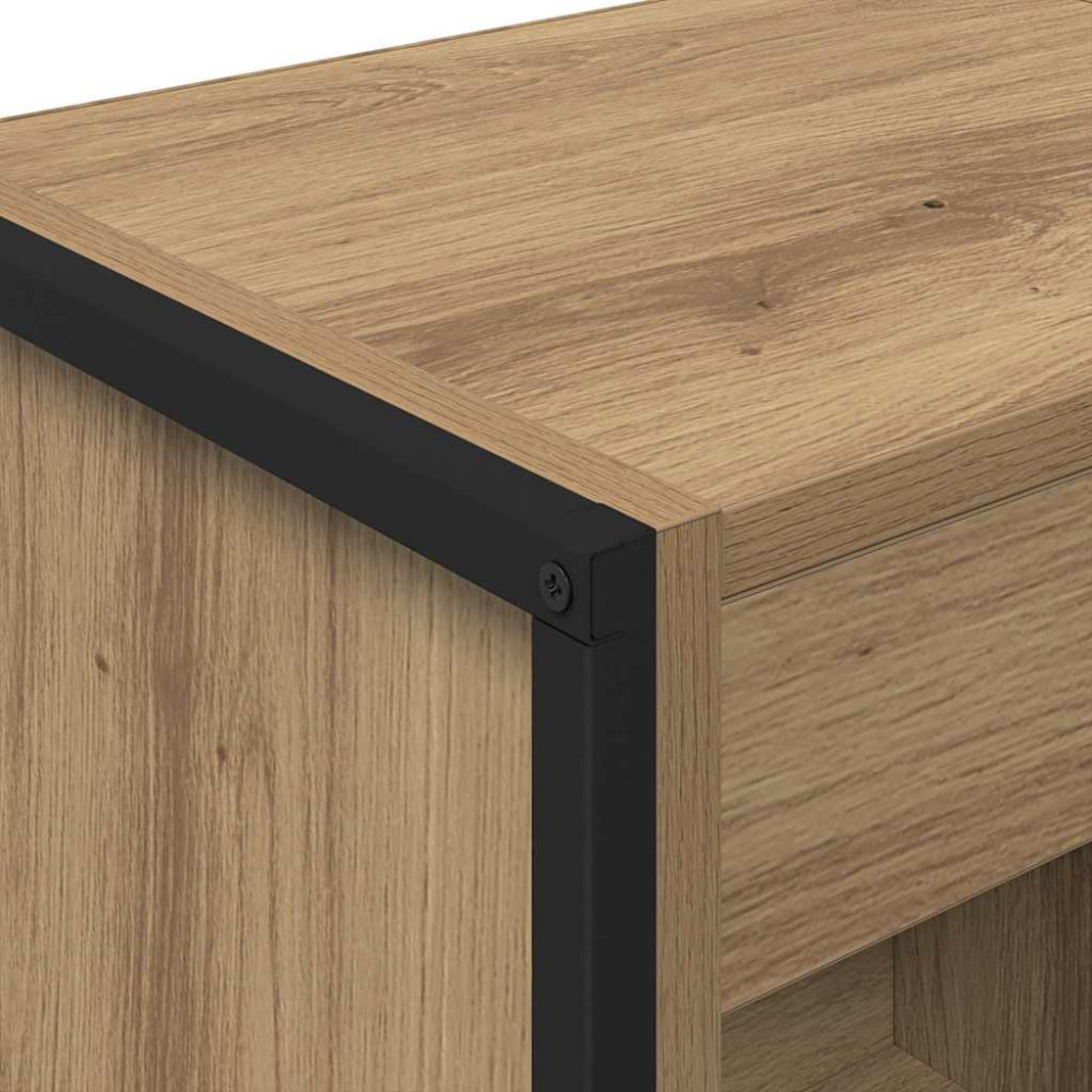 Produktbild för Bokskåp Artisan Ek 40 x 30 x 155 cm Konstruerat trä