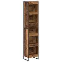 Produktbild för Bokskåp Gammalt trä 40 x 30 x 189,5 cm Konstruerat trä