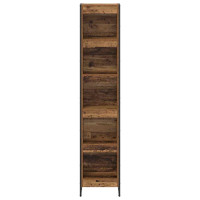 Produktbild för Bokskåp Gammalt trä 40 x 30 x 189,5 cm Konstruerat trä