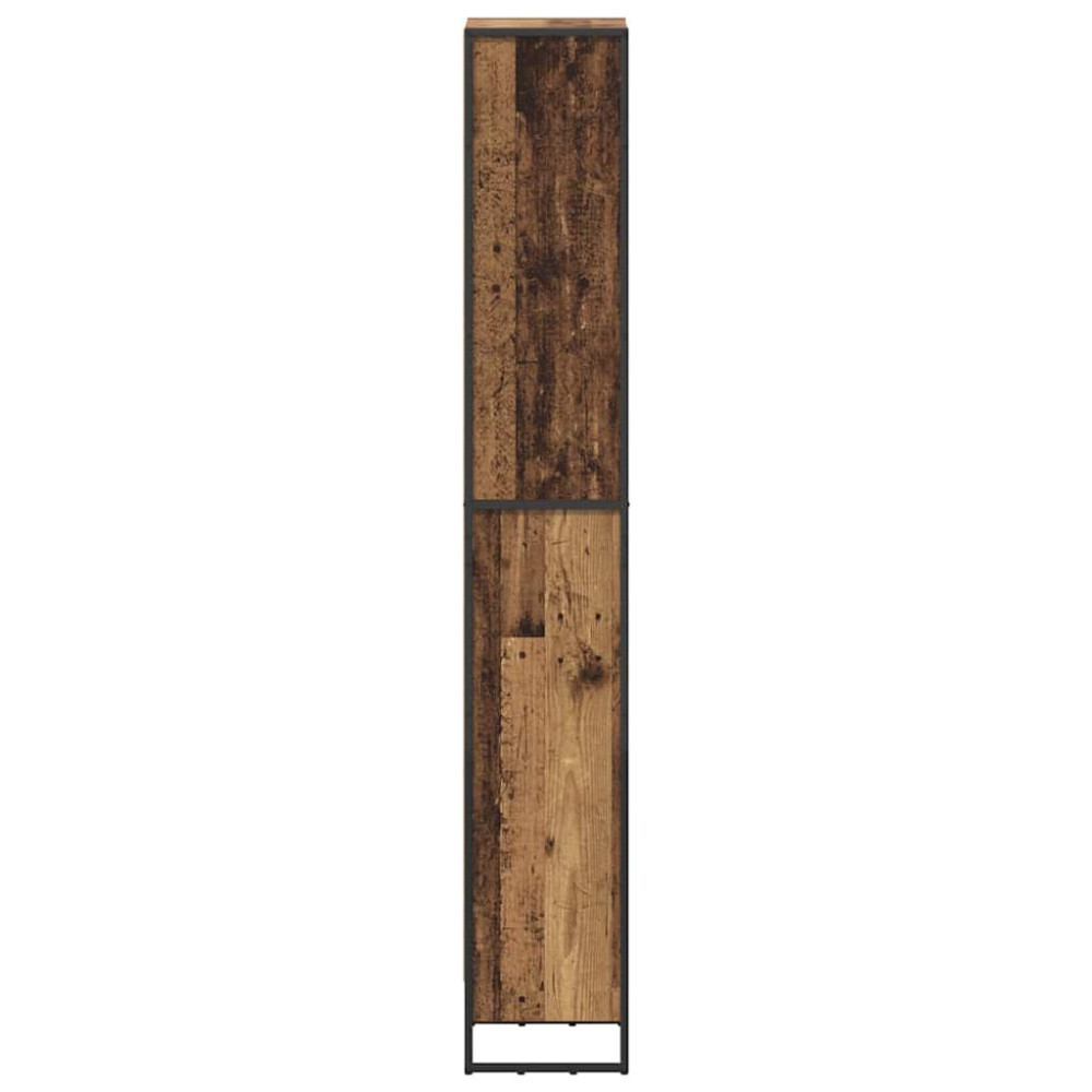 Produktbild för Bokskåp Gammalt trä 40 x 30 x 189,5 cm Konstruerat trä