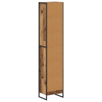 Produktbild för Bokskåp Gammalt trä 40 x 30 x 189,5 cm Konstruerat trä