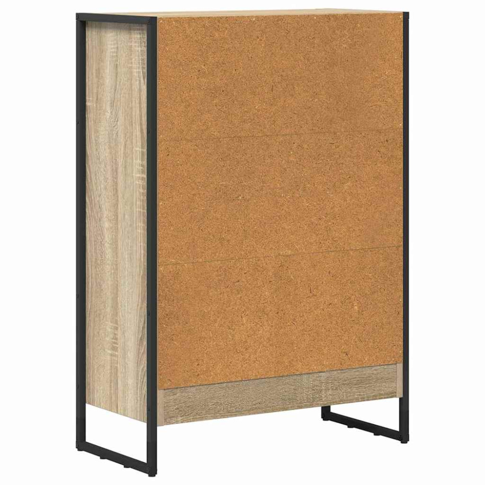 Produktbild för Bokskåp Sonoma 60 x 30 x 86,5 cm Konstruerat trä