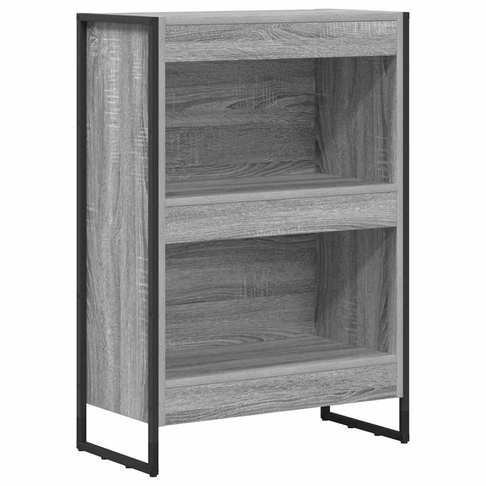 Produktbild för Bokskåp Grå Sonoma 60 x 30 x 86,5 cm Konstruerat trä
