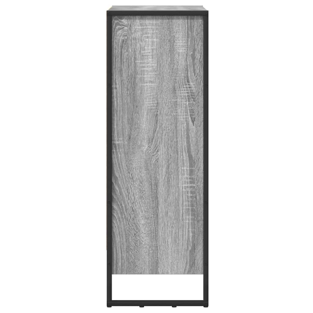 Produktbild för Bokskåp Grå Sonoma 60 x 30 x 86,5 cm Konstruerat trä