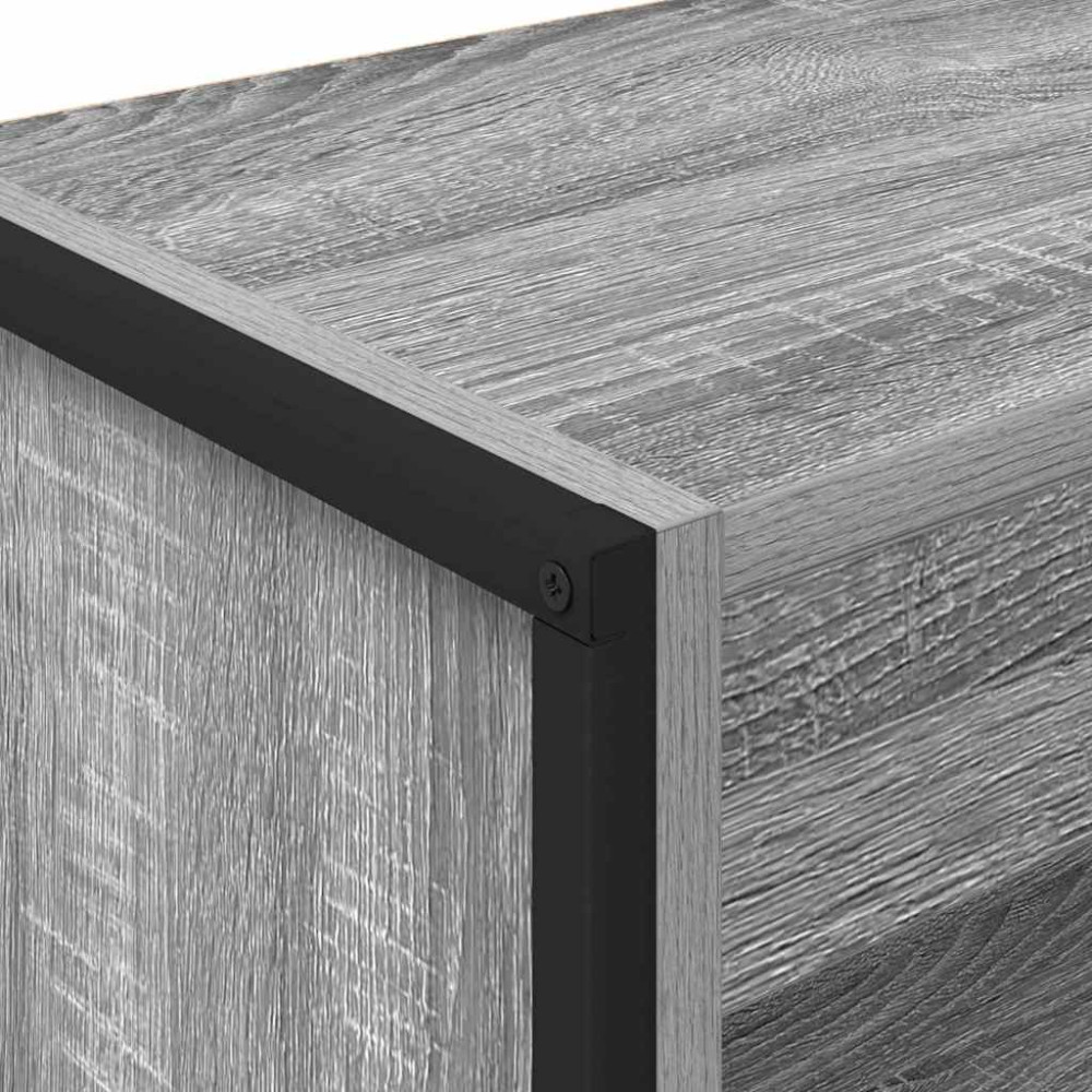 Produktbild för Bokskåp Grå Sonoma 60 x 30 x 86,5 cm Konstruerat trä