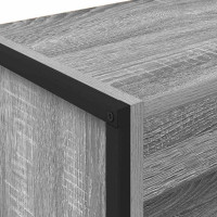 Produktbild för Bokskåp Grå Sonoma 60 x 30 x 86,5 cm Konstruerat trä
