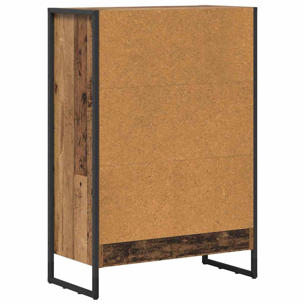 Produktbild för Bokskåp Gammalt trä 60 x 30 x 86,5 cm Konstruerat trä