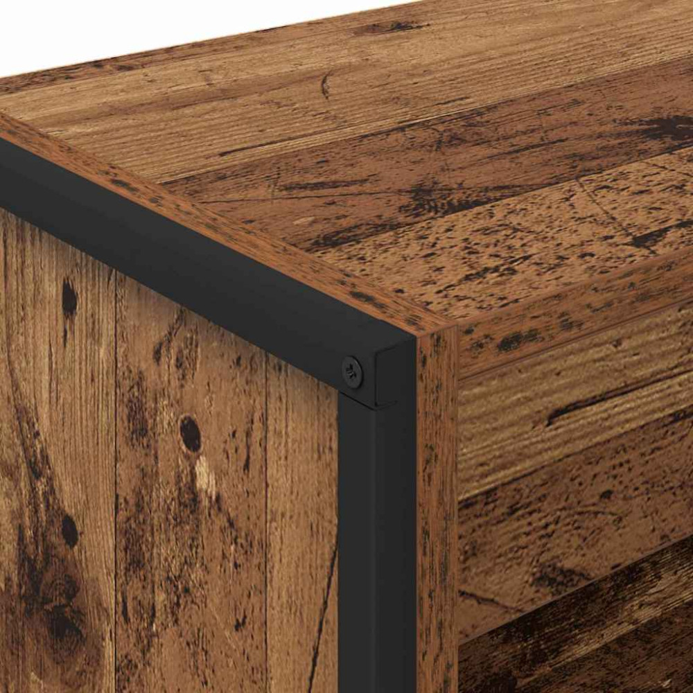 Produktbild för Bokskåp Gammalt trä 60 x 30 x 86,5 cm Konstruerat trä
