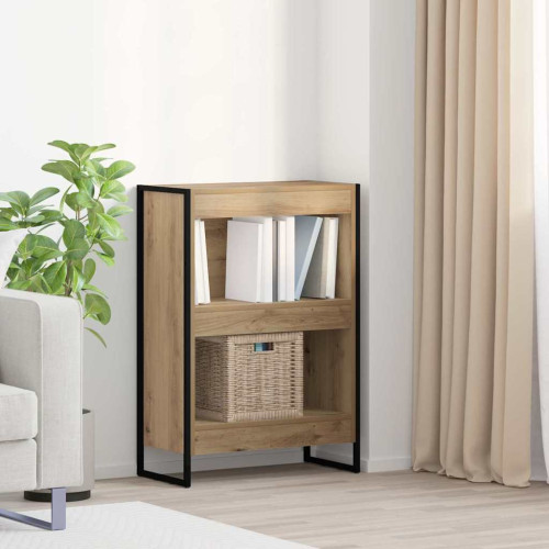 vidaXL Bokskåp Artisan Ek 60 x 30 x 86,5 cm Konstruerat trä