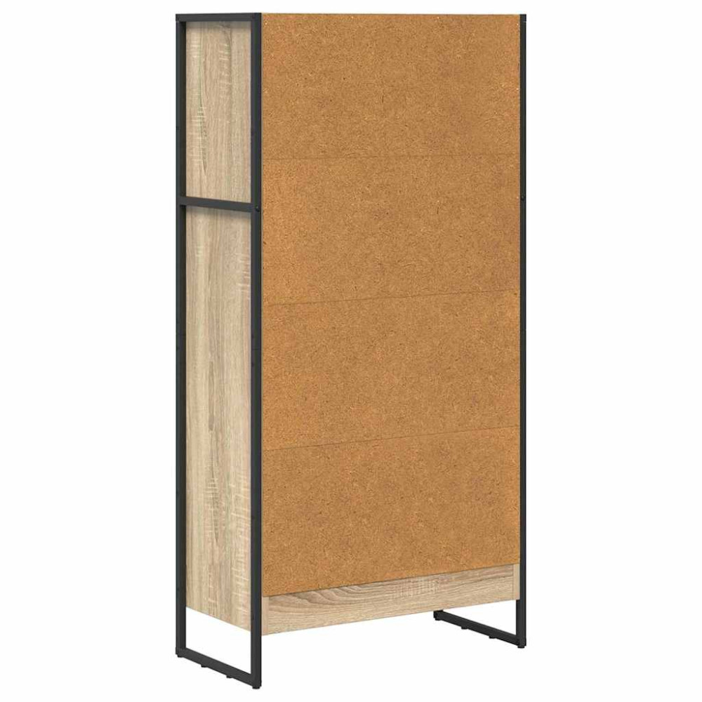 Produktbild för Bokskåp Sonoma 60 x 30 x 121 cm Konstruerat trä