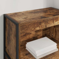 Produktbild för Bokskåp Rökek 60 x 30 x 121 cm Konstruerat trä