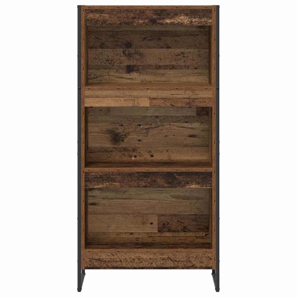 Produktbild för Bokskåp Gammalt trä 60 x 30 x 121 cm Konstruerat trä