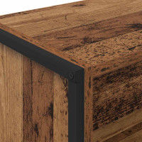 Produktbild för Bokskåp Gammalt trä 60 x 30 x 121 cm Konstruerat trä