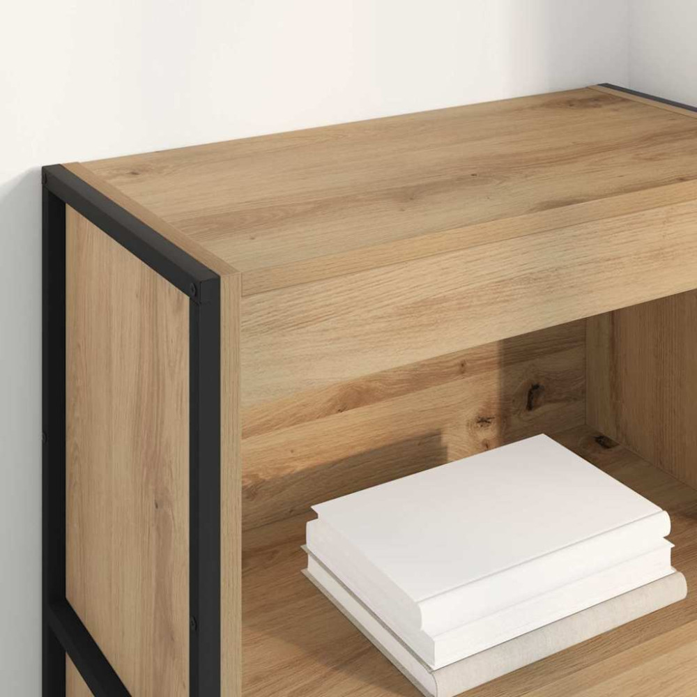 Produktbild för Bokskåp Artisan Ek 60 x 30 x 121 cm Konstruerat trä