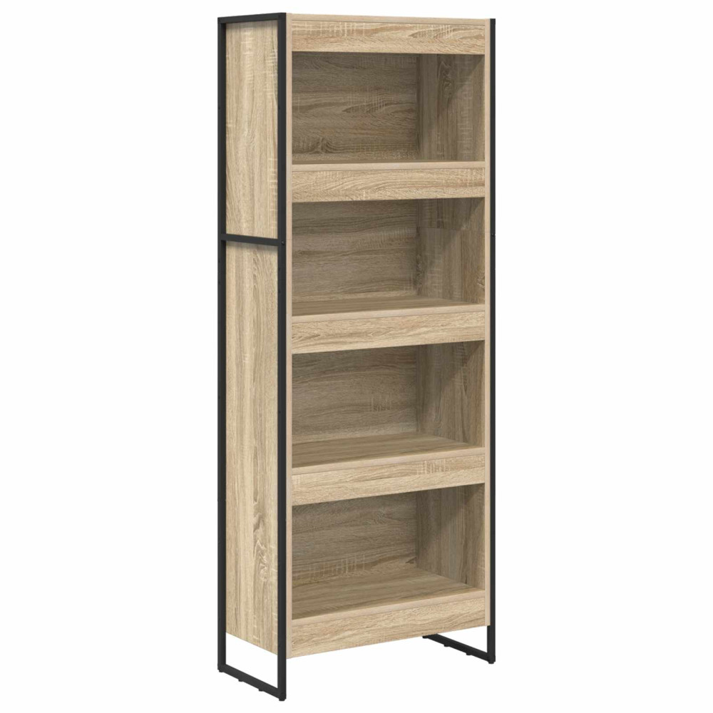 Produktbild för Bokskåp Sonoma 60 x 30 x 155 cm Konstruerat trä