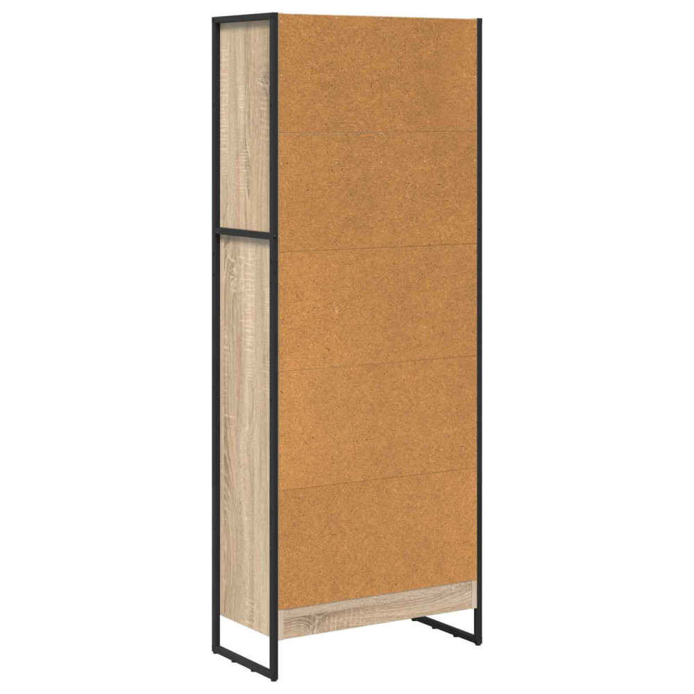 Produktbild för Bokskåp Sonoma 60 x 30 x 155 cm Konstruerat trä