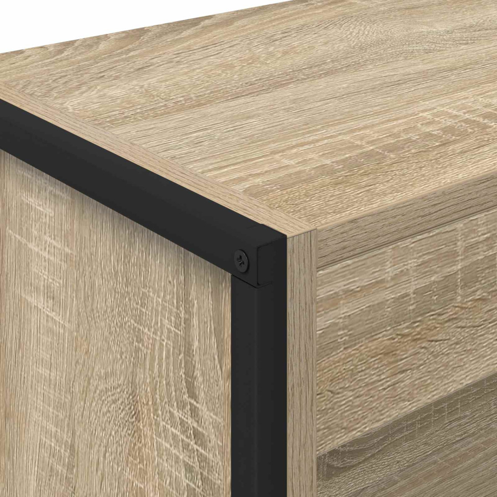 Produktbild för Bokskåp Sonoma 60 x 30 x 155 cm Konstruerat trä