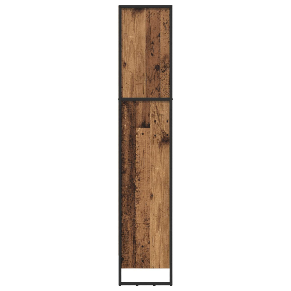 Produktbild för Bokskåp Gammalt trä 60 x 30 x 155 cm Konstruerat trä