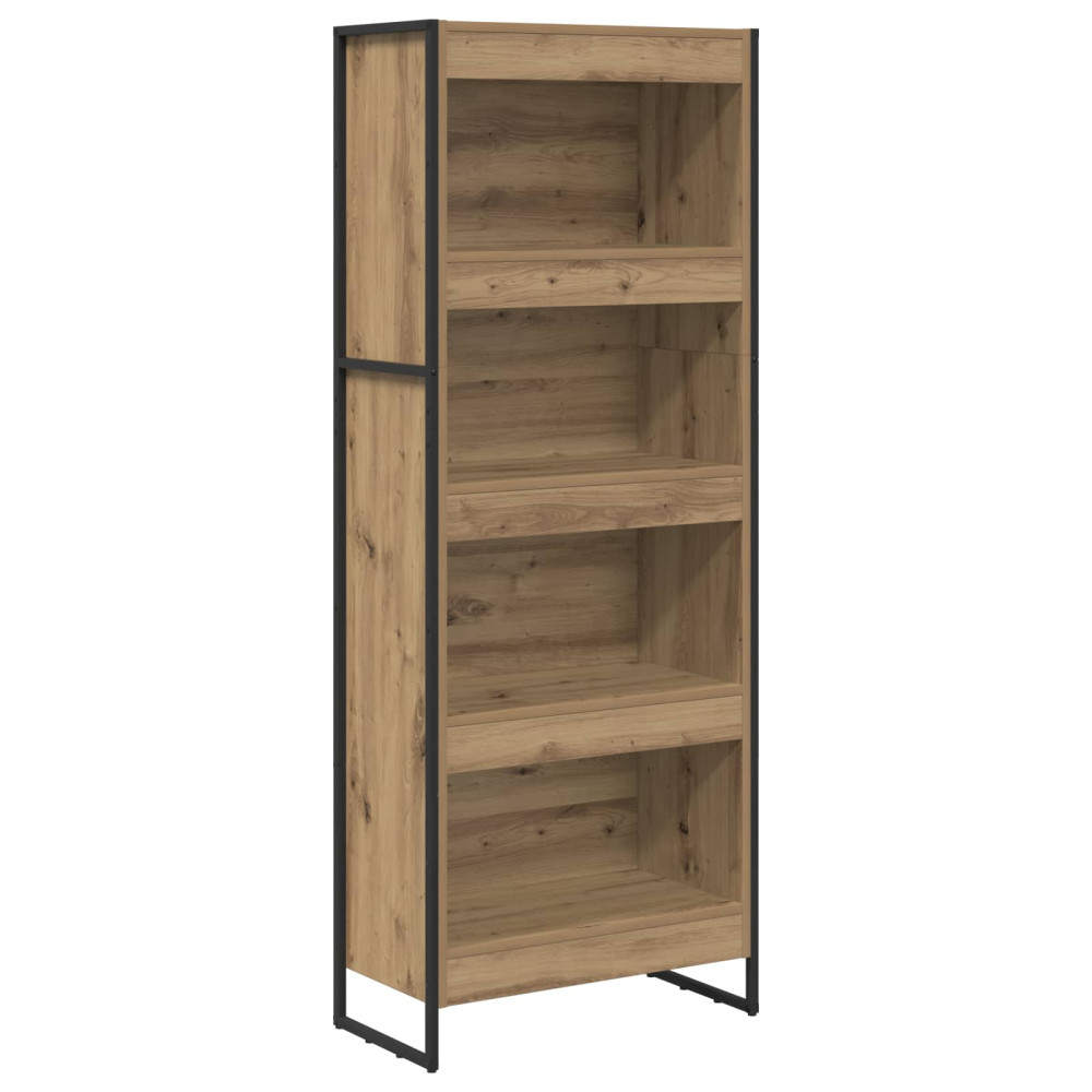 Produktbild för Bokskåp Artisan Ek 60 x 30 x 155 cm Konstruerat trä