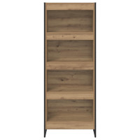 Produktbild för Bokskåp Artisan Ek 60 x 30 x 155 cm Konstruerat trä
