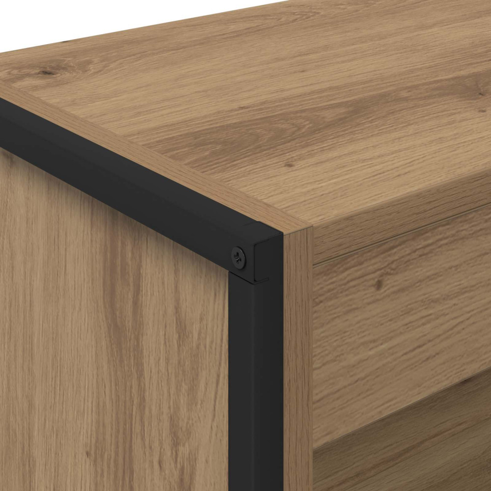 Produktbild för Bokskåp Artisan Ek 60 x 30 x 155 cm Konstruerat trä