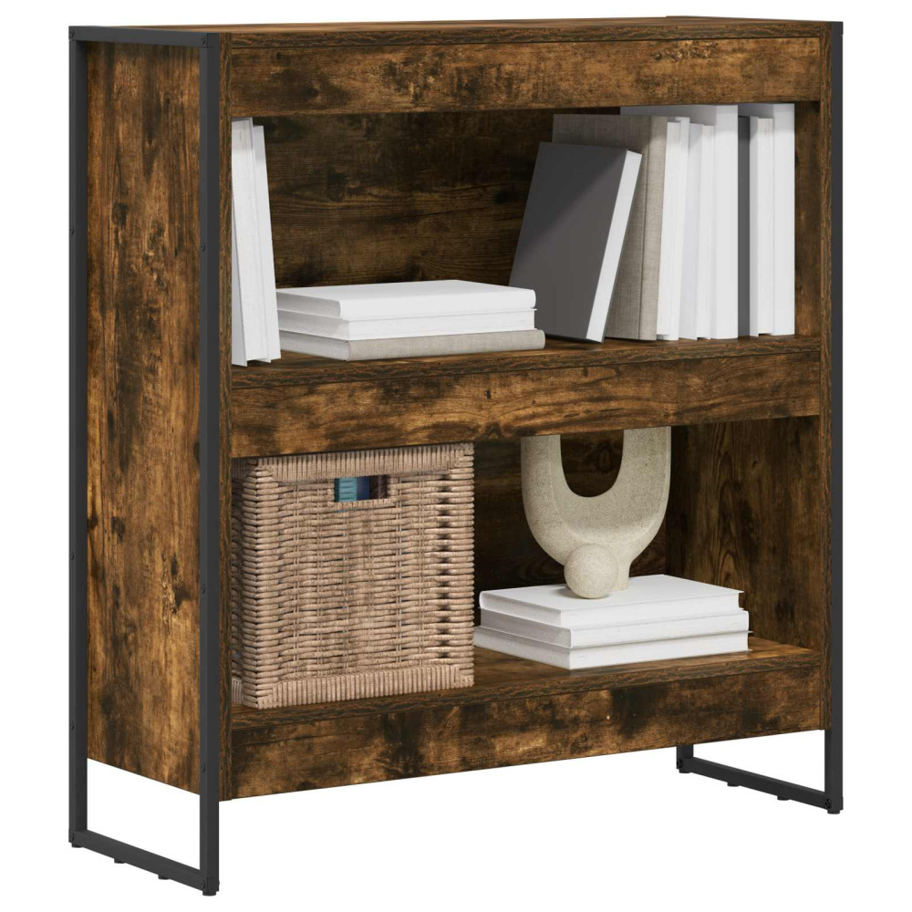 Produktbild för Bokskåp Rökek 80 x 30 x 86,5 cm Konstruerat trä