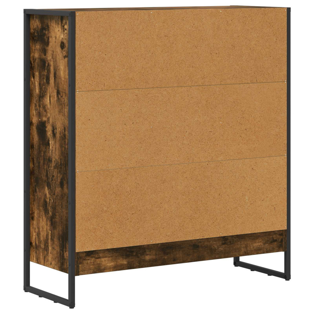 Produktbild för Bokskåp Rökek 80 x 30 x 86,5 cm Konstruerat trä
