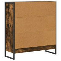 Produktbild för Bokskåp Rökek 80 x 30 x 86,5 cm Konstruerat trä