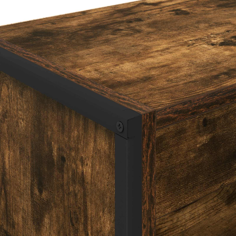 Produktbild för Bokskåp Rökek 80 x 30 x 86,5 cm Konstruerat trä