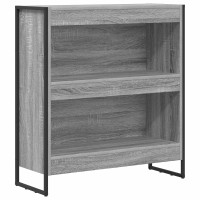 Produktbild för Bokskåp Grå Sonoma 80 x 30 x 86,5 cm Konstruerat trä