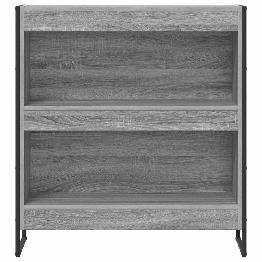 Produktbild för Bokskåp Grå Sonoma 80 x 30 x 86,5 cm Konstruerat trä
