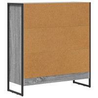 Produktbild för Bokskåp Grå Sonoma 80 x 30 x 86,5 cm Konstruerat trä
