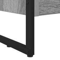 Produktbild för Bokskåp Grå Sonoma 80 x 30 x 86,5 cm Konstruerat trä
