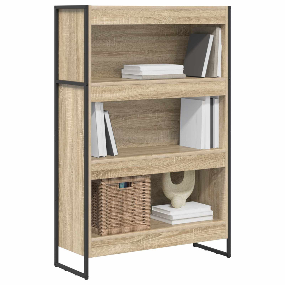 Produktbild för Bokskåp Sonoma 80 x 30 x 121 cm Konstruerat trä