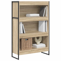 Produktbild för Bokskåp Sonoma 80 x 30 x 121 cm Konstruerat trä