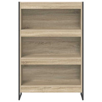 Produktbild för Bokskåp Sonoma 80 x 30 x 121 cm Konstruerat trä