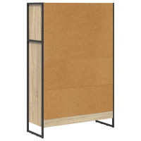 Produktbild för Bokskåp Sonoma 80 x 30 x 121 cm Konstruerat trä