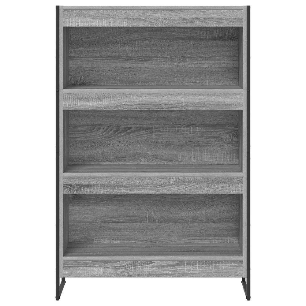 Produktbild för Bokskåp Grå Sonoma 80 x 30 x 121 cm Konstruerat trä