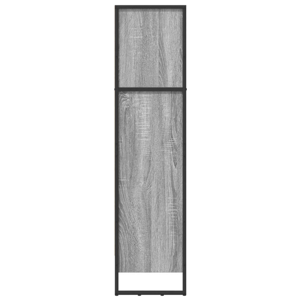 Produktbild för Bokskåp Grå Sonoma 80 x 30 x 121 cm Konstruerat trä