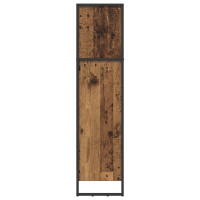 Produktbild för Bokskåp Gammalt trä 80 x 30 x 121 cm Konstruerat trä