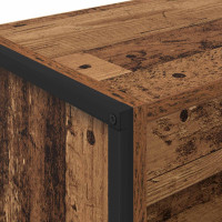 Produktbild för Bokskåp Gammalt trä 80 x 30 x 121 cm Konstruerat trä