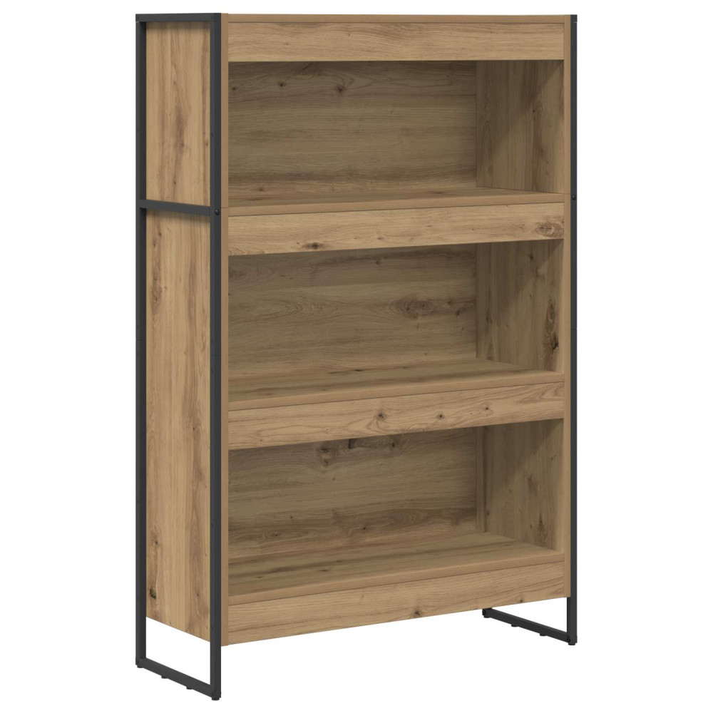 Produktbild för Bokskåp Artisan Ek 80 x 30 x 121 cm Konstruerat trä