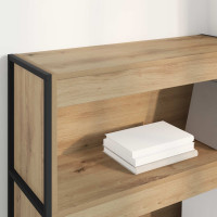 Produktbild för Bokskåp Artisan Ek 80 x 30 x 121 cm Konstruerat trä