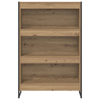 Produktbild för Bokskåp Artisan Ek 80 x 30 x 121 cm Konstruerat trä