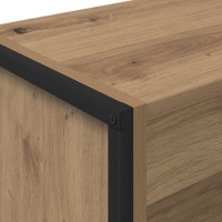 Produktbild för Bokskåp Artisan Ek 80 x 30 x 121 cm Konstruerat trä