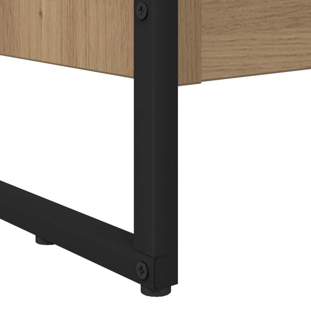 Produktbild för Bokskåp Artisan Ek 80 x 30 x 121 cm Konstruerat trä